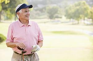 Portrait Of A Male Golfer