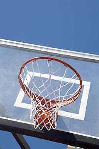 Basketball Hoop At Gym