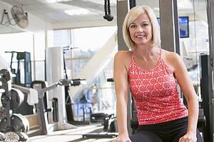 Portrait Of Woman At Gym