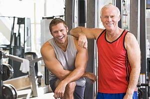 Men At The Gym Together