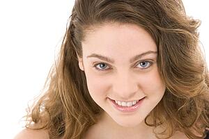 Portrait Of Woman Smiling 