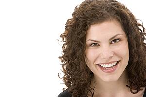 Portrait Of Woman Smiling 