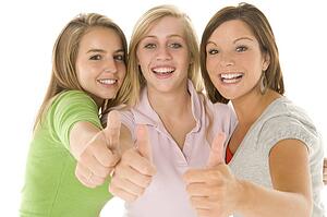 Portrait Of Teenage Girls