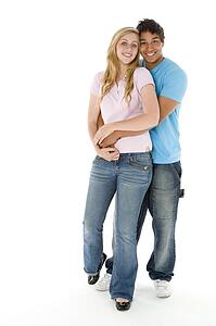 Portrait Of Teenage Couple