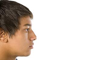 Side View Of Teenage Boy