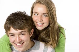Portrait Of Teenage Girls