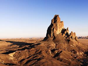Scenic landscape of rock formations in Arizona, United States
