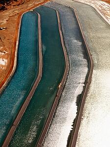 Tailing ponds for mineral waste 