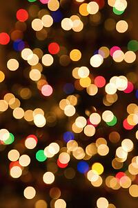 Abstract blurred multicolored lights