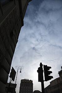 Street scene in Rome, Italy