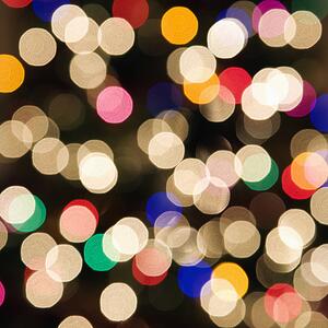 Abstract blurred multicolored lights