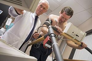 Doctor Monitoring Patient During Health Check