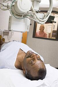 Patient Having An X-Ray
