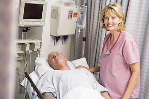 Doctor Caring For Patient