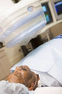 Patient Under Anaesthetic In Operating Theatre 