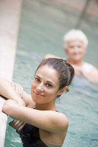 Portrait Of A Water Therapy Instructor