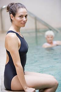 Portrait Of A Water Therapy Instructor