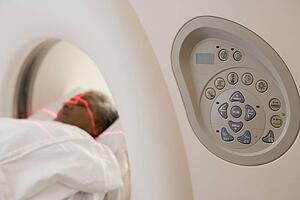 Patient Having A Computerized Axial Tomography (CAT) Scan