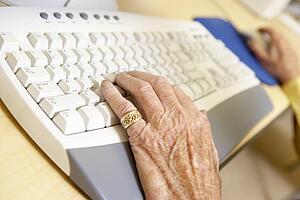 Person using computer