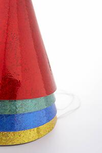 Colored Party Hats Against White Background