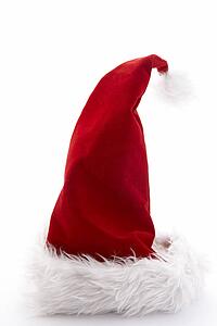 Santa Hat Against White Background