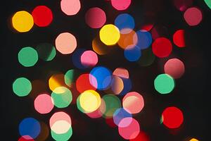 Abstract Christmas Tree Lights