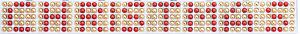 Red And Gold Baubles Spelling Christmas