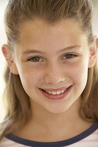 Portrait Of Girl Smiling