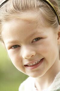 Portrait Of Girl Smiling