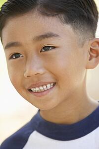 Portrait Of Boy Smiling