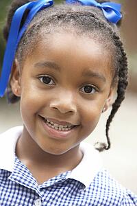Portrait Of Girl Smiling