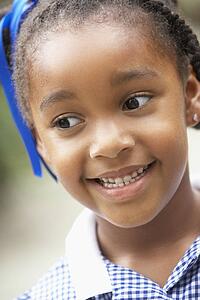 Portrait Of Girl Smiling
