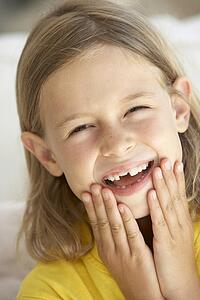 Portrait Of Girl Smiling