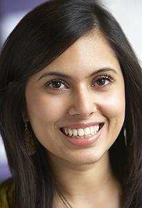 Portrait Of Teenage Girl Smiling