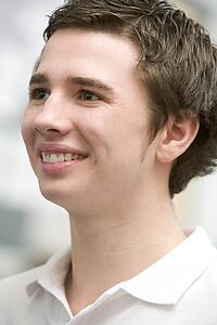 Portrait Of Teenage Boy Smiling
