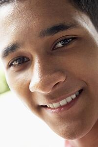 Portrait Of Teenage Boy Smiling