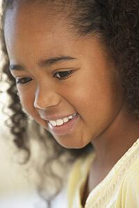 Portrait Of Girl Smiling