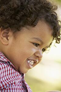 Portrait Of Baby Boy Smiling