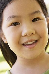 Portrait Of Girl Smiling