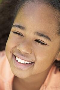 Portrait Of Girl Smiling