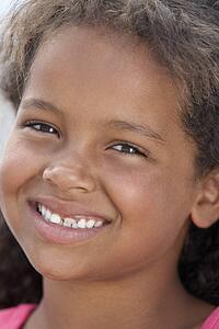 Portrait Of Girl Smiling
