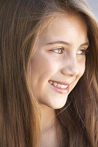 Portrait Of Girl Smiling