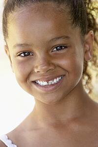 Portrait Of Girl Smiling