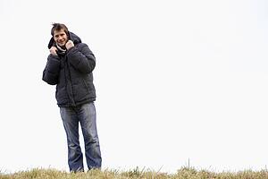 Man Standing In Park
