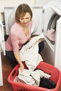 Woman Doing Laundry