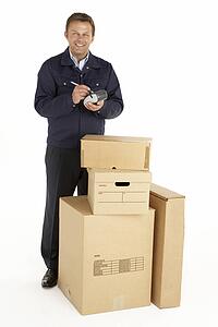 Courier Delivering Parcels