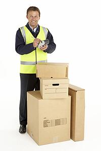 Courier Delivering Parcels