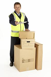 Courier Delivering Parcels
