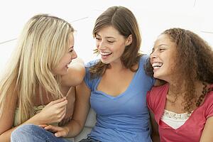 Female Friends Laughing Together