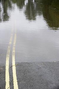 Water Flooding Roads